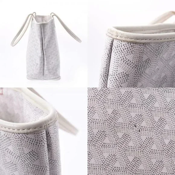 Goyard Goyardine Artois Pm White Coated Canvas Tote - Picture 8 of 13